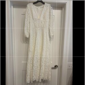 Johnathan Simkhai White Lace Dress Sz 2